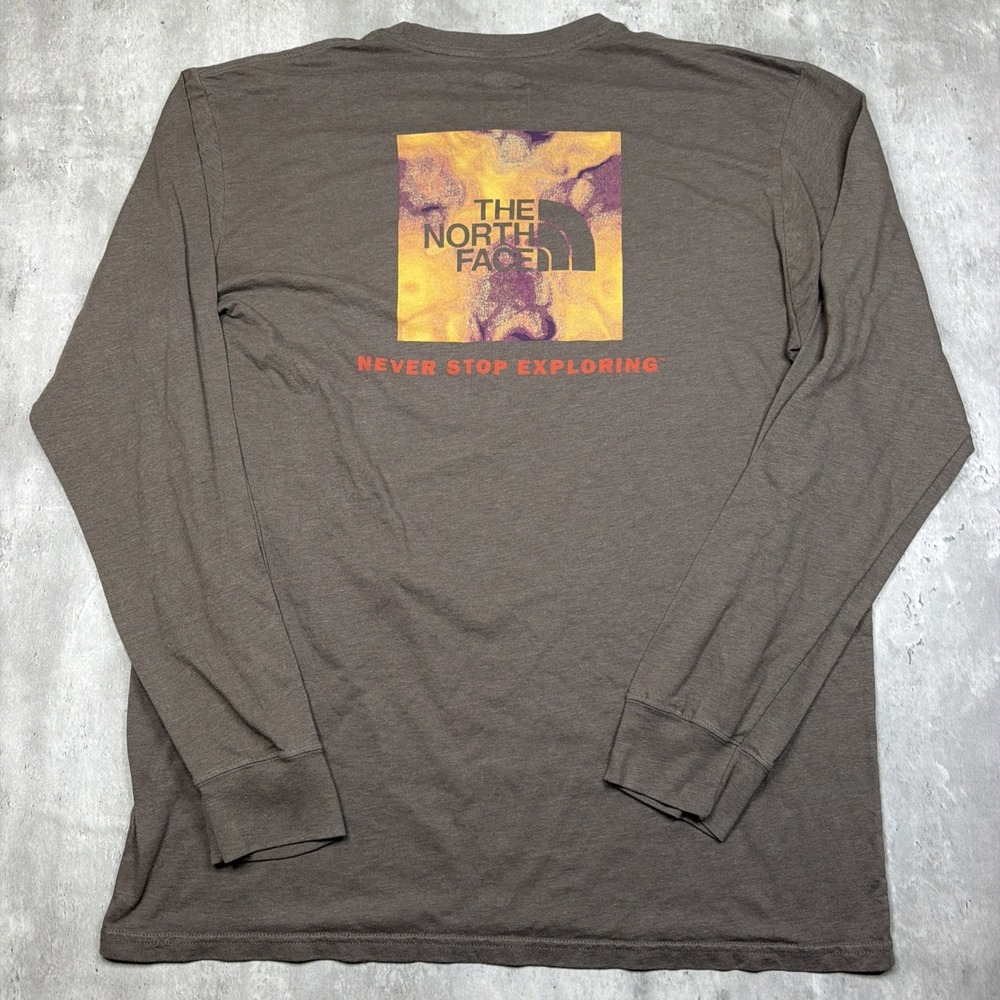 The North Face Never Stop Exploring Tee Mens size L Large Long Sleeve Cotton